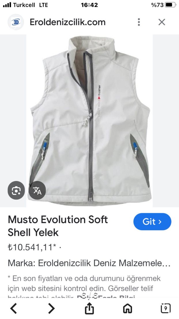 Musto Beyaz Gri Fermuarlı Ünisex Yelek - Görsel 4