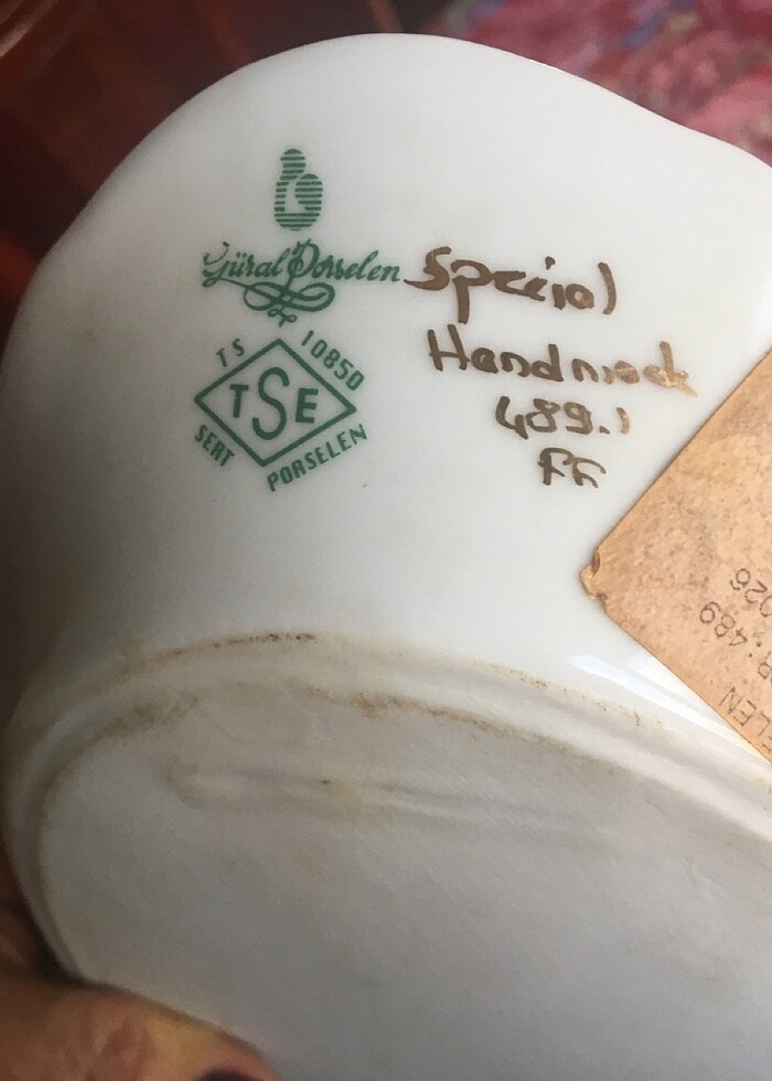 Porselen fincan tepsisi - Görsel 4