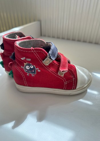 Kırmızı Erkek Bebek İlk Adım Ayakkabısı - Görsel 4