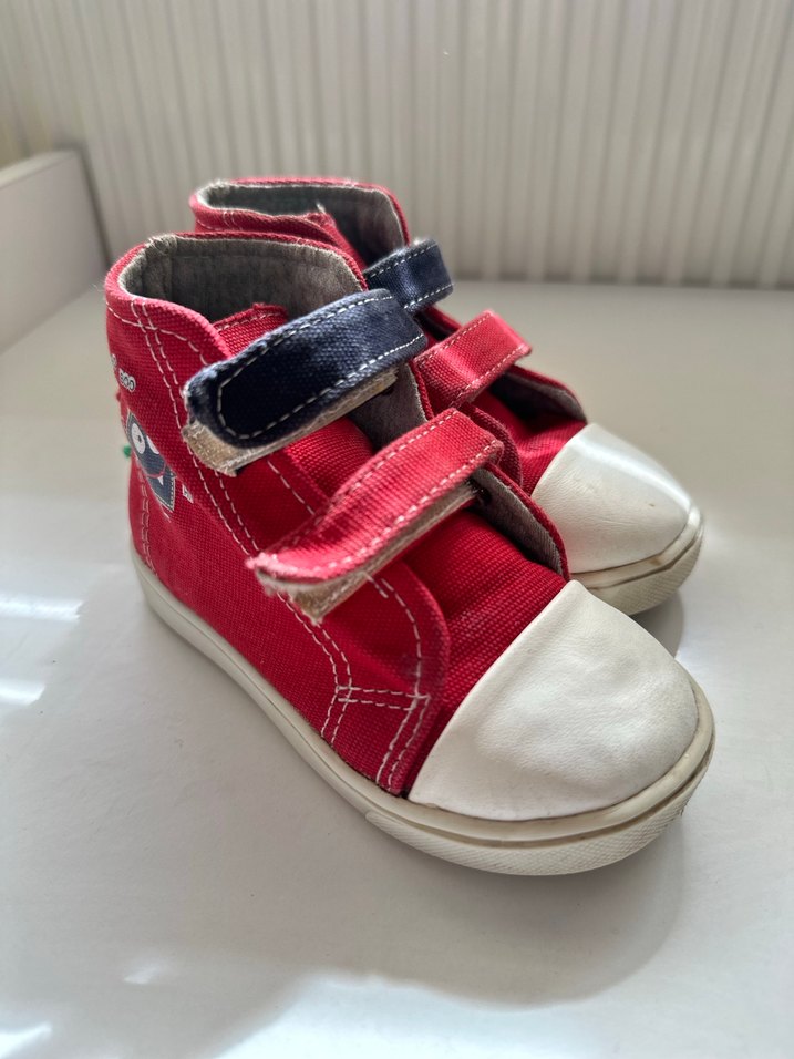 Kırmızı Erkek Bebek İlk Adım Ayakkabısı - Görsel 2