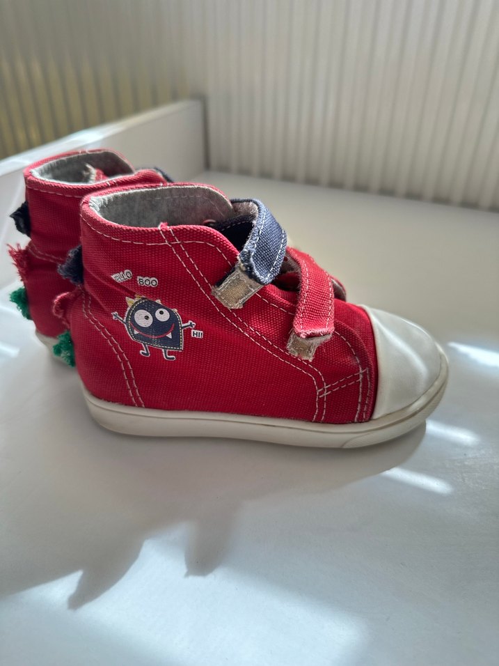 Kırmızı Erkek Bebek İlk Adım Ayakkabısı - Görsel 4