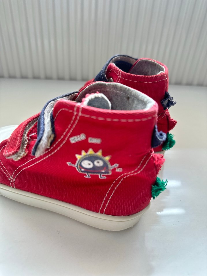 Kırmızı Erkek Bebek İlk Adım Ayakkabısı - Görsel 3
