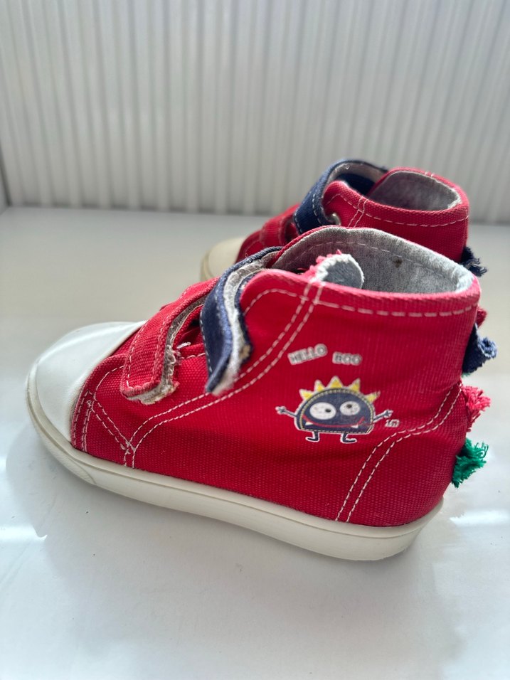 Kırmızı Erkek Bebek İlk Adım Ayakkabısı - Görsel 5