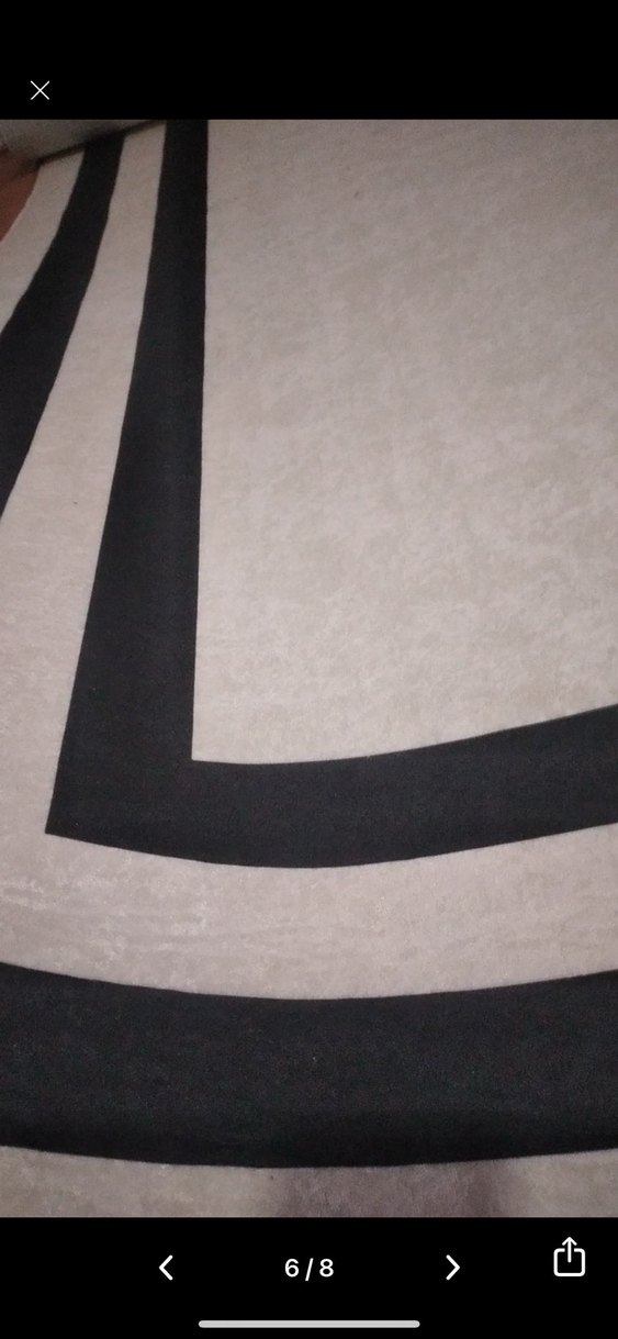 Gri Çerçeveli Beyaz Modern Halı
180/230 - Görsel 3