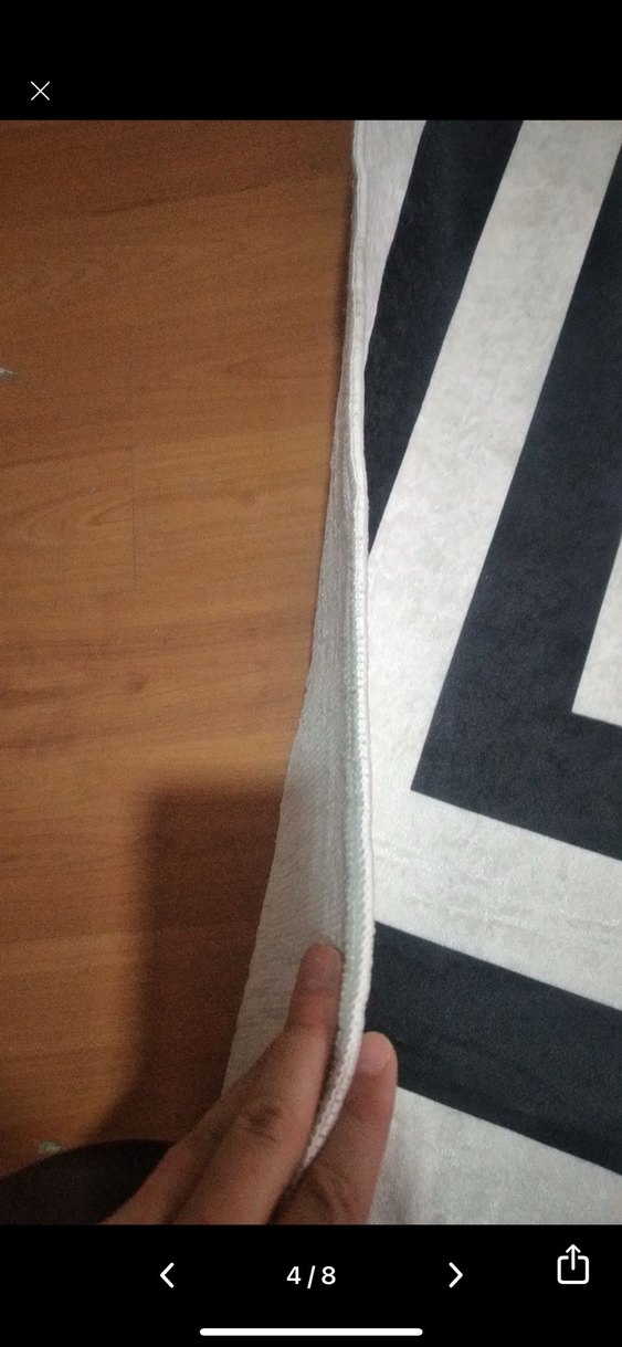 Gri Çerçeveli Beyaz Modern Halı
180/230 - Görsel 4