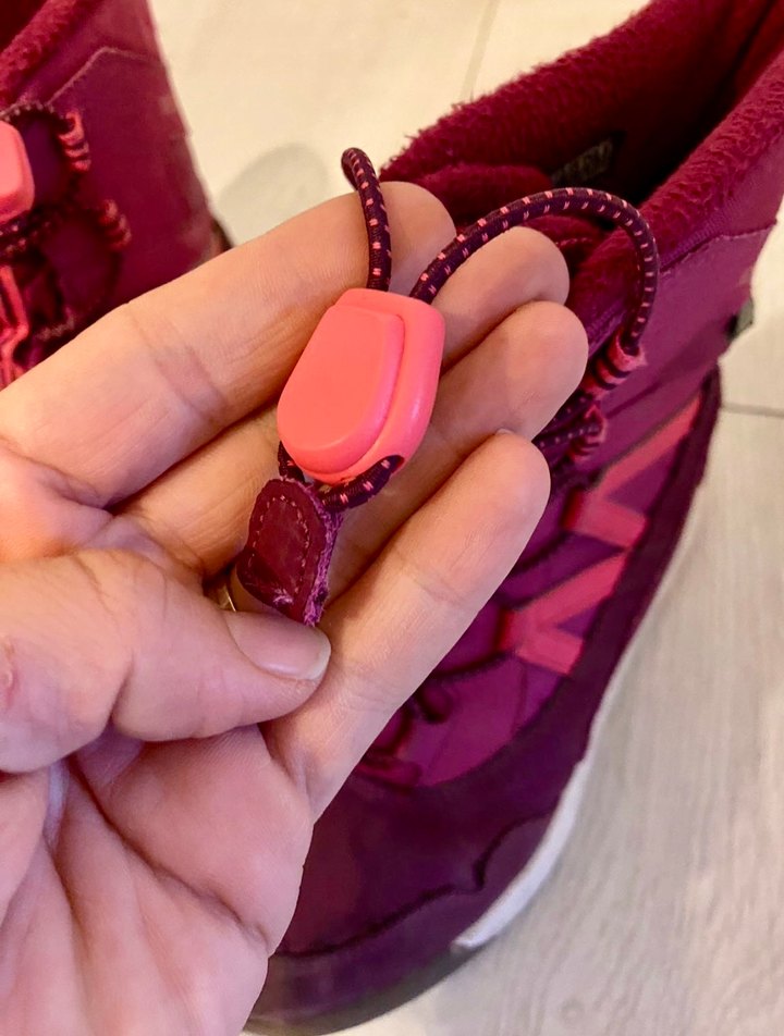 Kız Çocuk Vişne  çürüğü rengi Bağcıklı Bot - Görsel 4