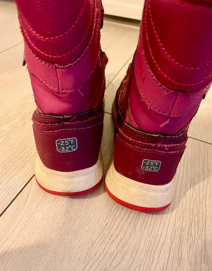 Kız Çocuk Vişne  çürüğü rengi Bağcıklı Bot - Görsel 2