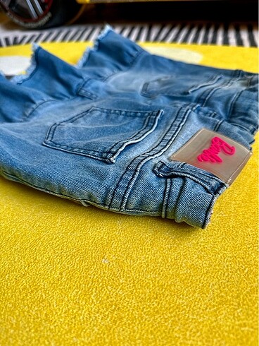 9 Yaş Beden mavi Renk Barbie jean etek