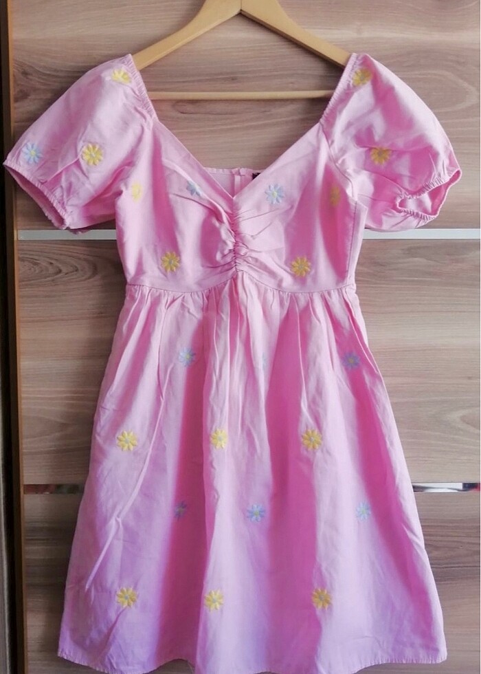 Poplin elbise - Görsel 2