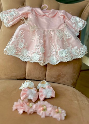 Dantel İşlemeli Pembe Kız Elbisesi
Mevlüd ve davet için - Görsel 3