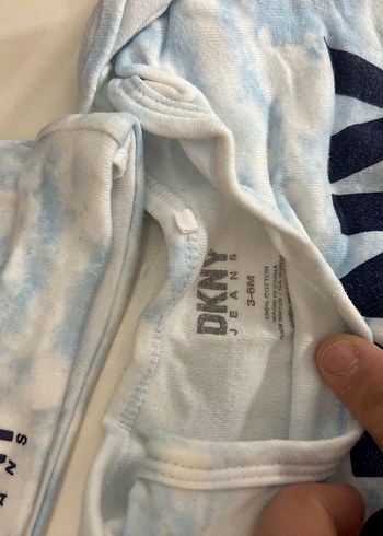 Mavi Batik Desenli Bebek Body - Görsel 2