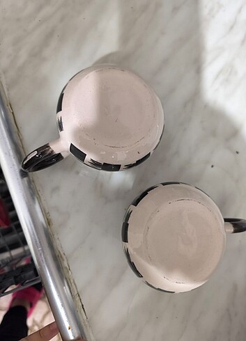 İkili fincan kupa bardak  - Görsel 3