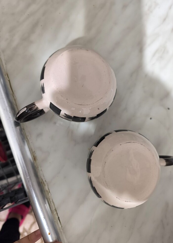 İkili fincan kupa bardak  - Görsel 3