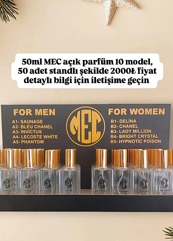 Standlı açık parfüm 