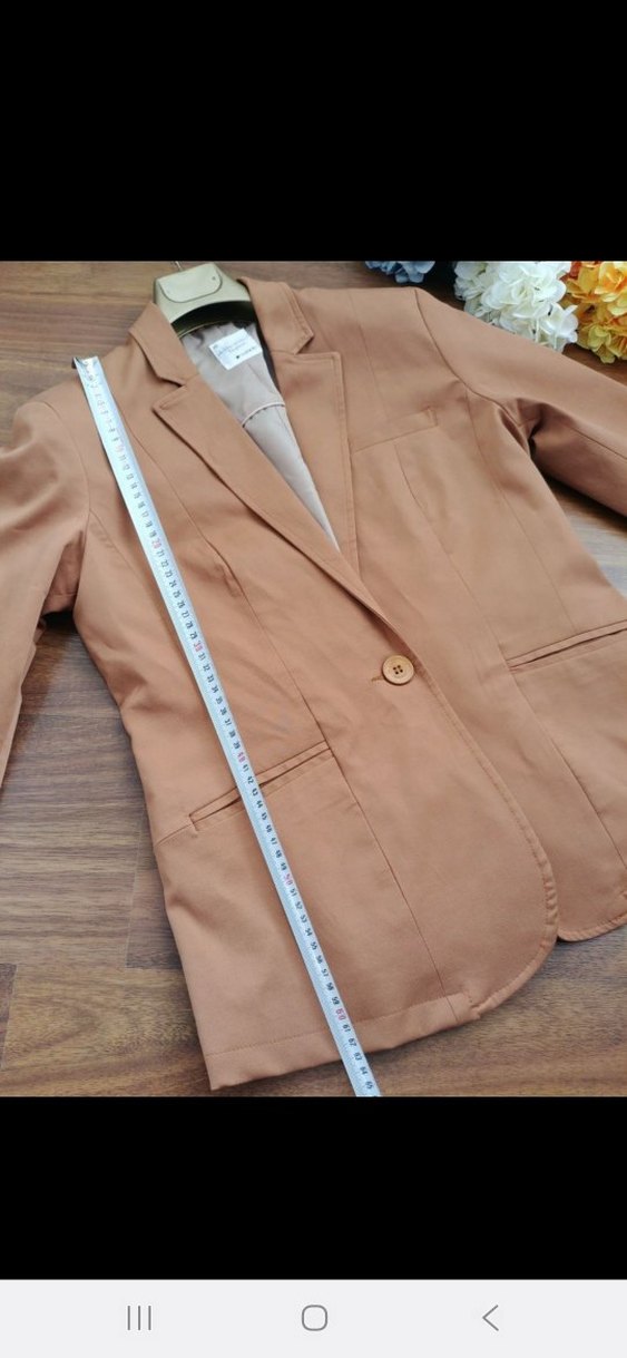 Kadın Düğmeli Ofis Ceket - Görsel 5