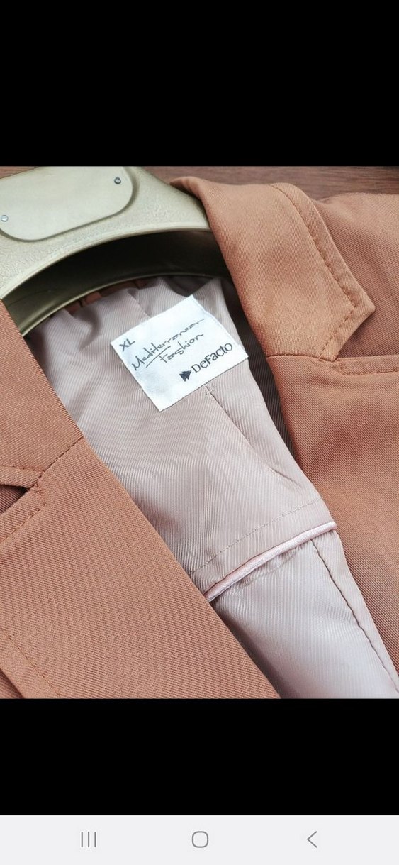 Kadın Düğmeli Ofis Ceket - Görsel 2