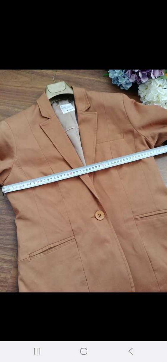 Kadın Düğmeli Ofis Ceket - Görsel 4