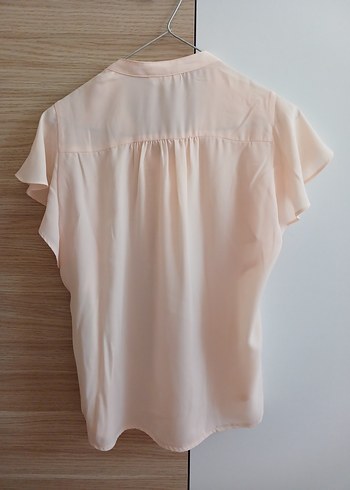 Düğmeli V Yaka Kadın gömlek - Görsel 5