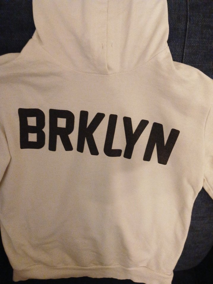 kız çocuk Beyaz Kapüşonlu  Sweatshirt - Görsel 3