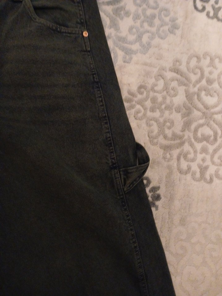 Kadın Gri Bol Kesim  Pantolon - Görsel 3