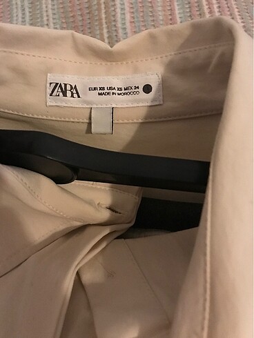Zara Zara ekru renk gömlem elbise