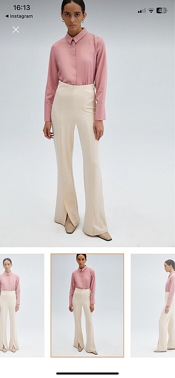 Yırtmaçlı pantalon