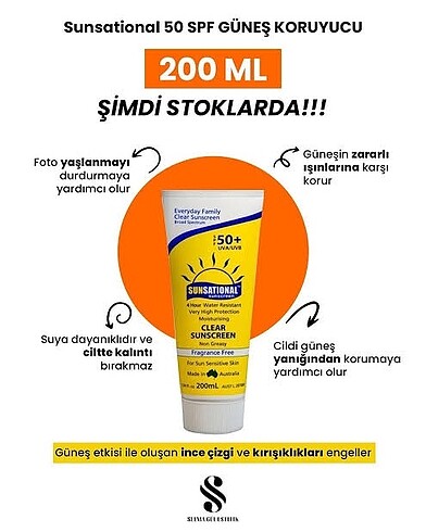 Sınsatıonal güneş koruyucu