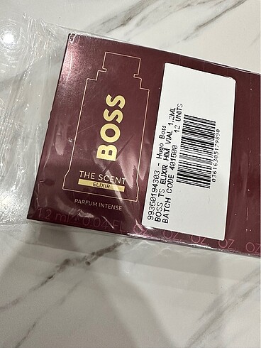 Boss the scent Elixir parfüm