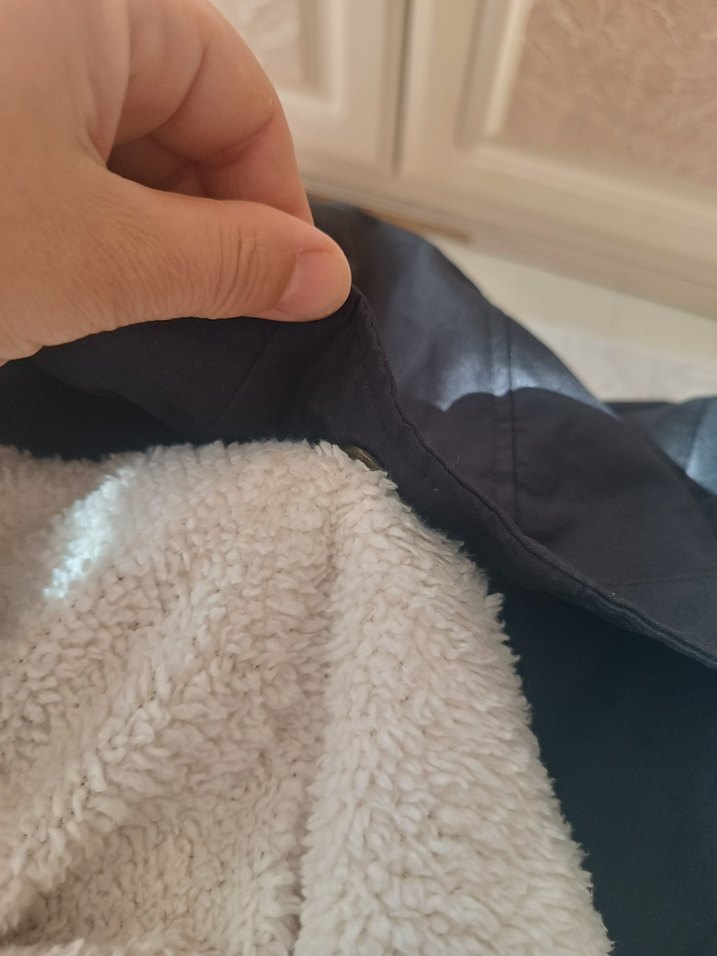 siyah Düğmeli Uzun Kollu Kadın mont - Görsel 3