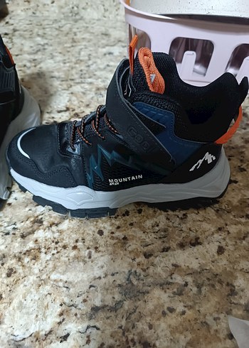 Siyah Erkek Çocuk Yılan Desenli Kauçuk Bot - Görsel 2