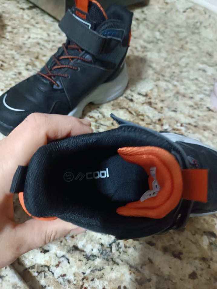 Siyah Erkek Çocuk Yılan Desenli Kauçuk Bot - Görsel 3