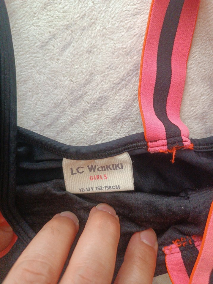 kız Çocuk Renkli Askılı Mayo ve Şort - Görsel 5