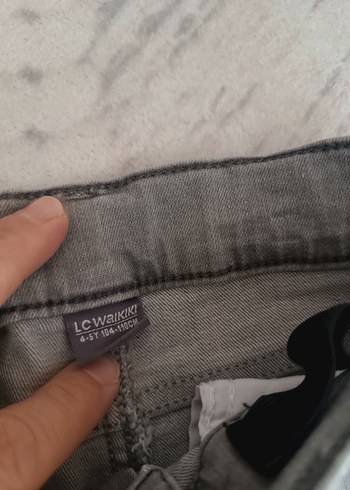 Gri Erkek Çocuk Denim Pantolon - Görsel 3
