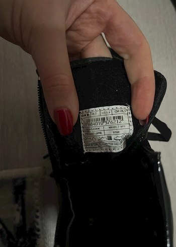 Siyah Rugan Stiletto Topuklu Kadın Bot - Görsel 4