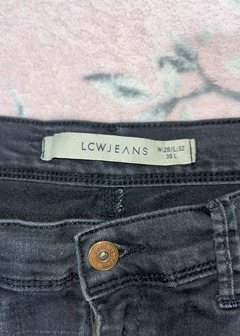 Gri Kadın Normal Paça Denim Pantolon - Görsel 2