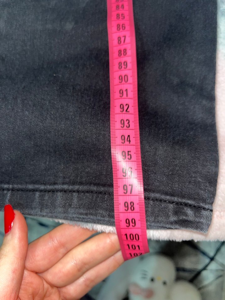 Gri Kadın Normal Paça Denim Pantolon - Görsel 4