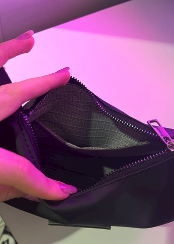 Siyah Minimalist Kadın Omuz Çantası - Görsel 3