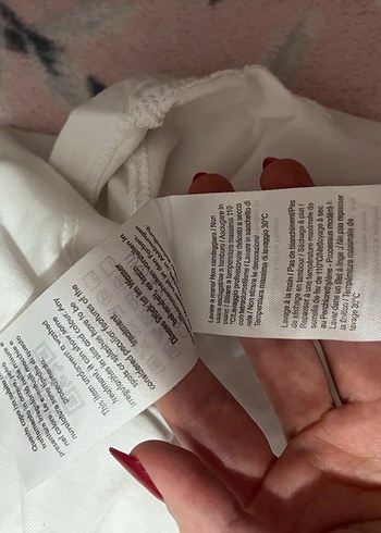 Beyaz Calvin Klein Baskılı Kadın Tişört - Görsel 5