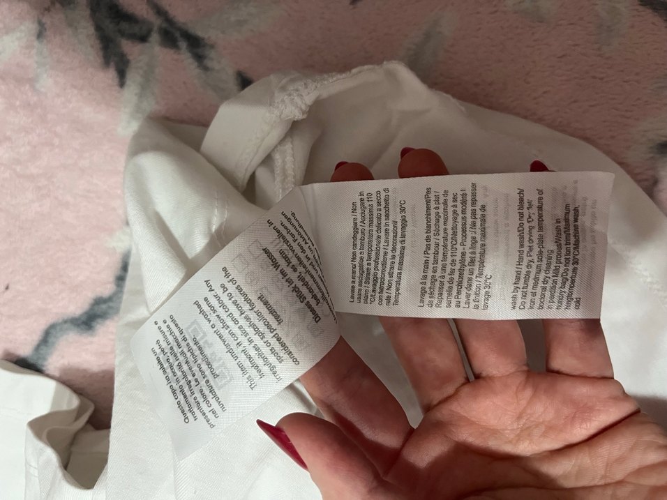 Beyaz Calvin Klein Baskılı Kadın Tişört - Görsel 5