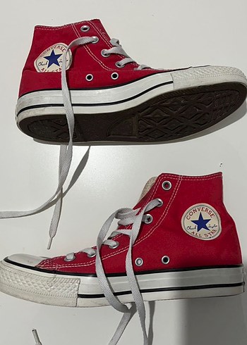 Kırmızı  Converse Spor Ayakkabı - Görsel 3