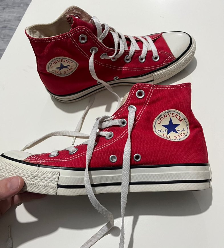 Kırmızı  Converse Spor Ayakkabı - Görsel 2
