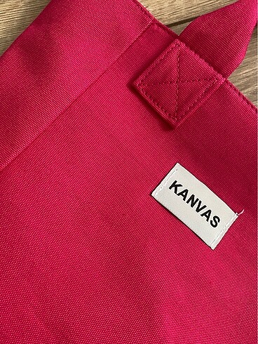  Beden pembe Renk Pembe kanvas çanta