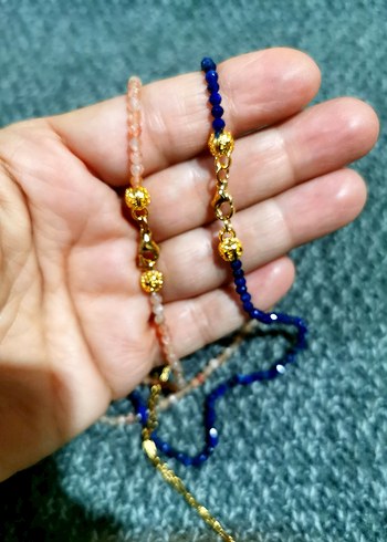 Lapis Lazuli Renkli Bohem Kadın Kolye - Görsel 6