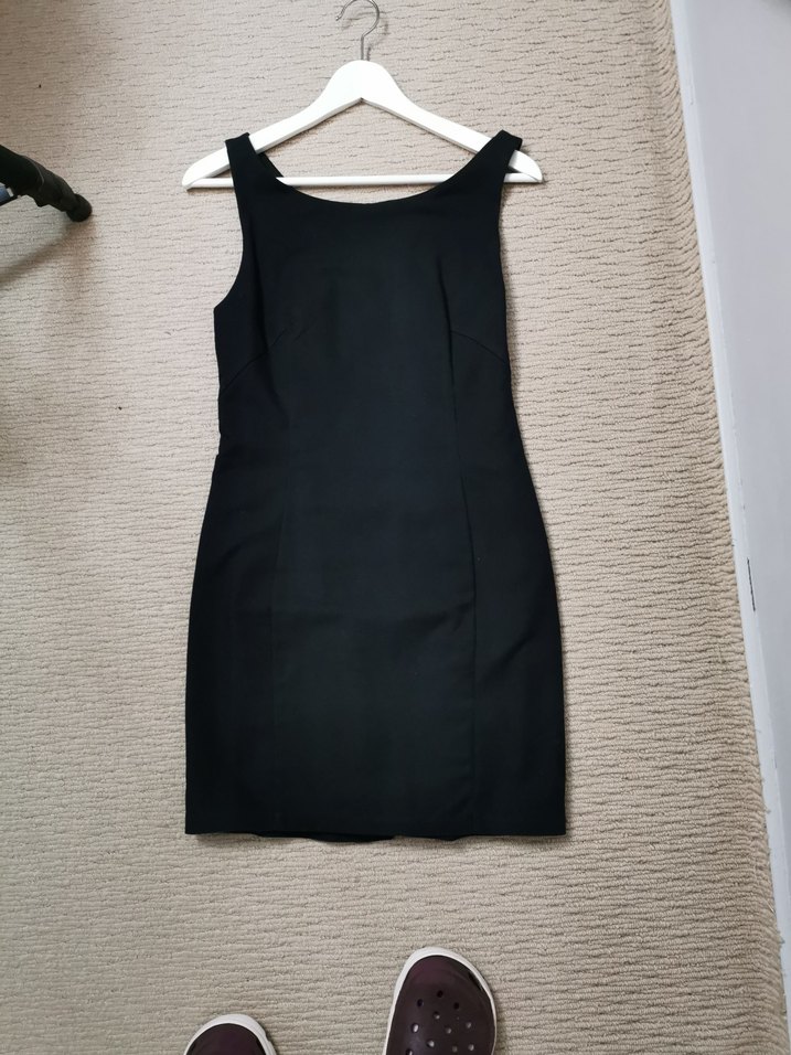 İnci Detaylı Siyah Uzun Abiye Elbise - Görsel 2