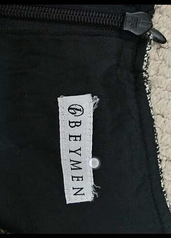 s Beden gri Renk Beymen Ofis Jile Elbise