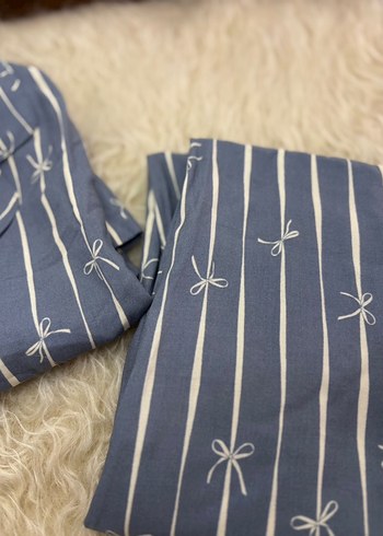 Penti Freya Gömlek Pantolon Gri Pijama Takımı - Görsel 2