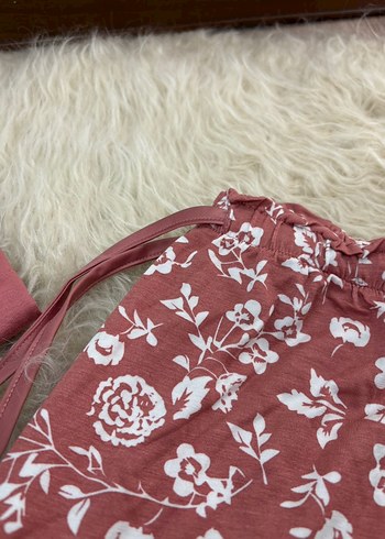 Mia Solid Gül Kurusu Pijama Takımı - Görsel 2