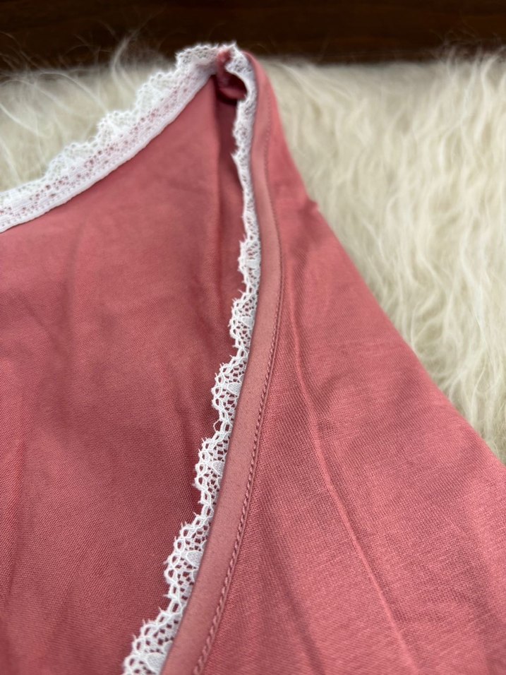 Mia Solid Gül Kurusu Pijama Takımı - Görsel 3