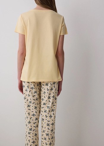 Penti Pesto Sarı Pantolon Pijama Takımı - Görsel 6