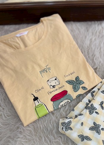 Penti Pesto Sarı Pantolon Pijama Takımı - Görsel 3